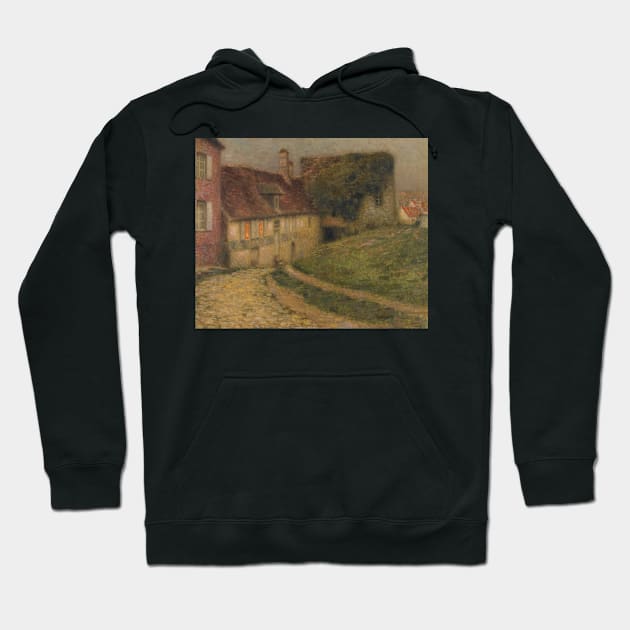 Old Houses by Henri Le Sidaner Hoodie by Classic Art Stall